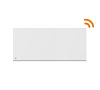 Radiateur électrique fixe connecté WiFi à inertie sèche céramique - BESTHERM - NESSA CONNECT 2000W - horizontal blanc - NF