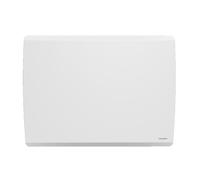 Radiateur électrique fixe connecté WiFi à inertie sèche céramique + film avec thermostat interchangeable 2000W THOMSON MOLY horizontal blanc