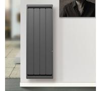 Radiateur electrique Fonte APPLIMO - SOLEIDOU Smart ECOcontrol 2000W Vertical Anthracite 0013767SEHS