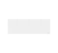 Radiateur électrique – GYALI TACTILE connecté – Inertie pierre réfractaire – 750W – Plinthe – Blanc