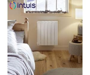 Radiateur électrique horizontal Blanc satiné AXINO 1500W - INTUIS M142115