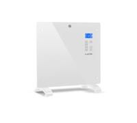 Norderney Chauffage à convection thermostat minuterie 1000W - blanc