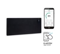 Radiateur électrique - Klarstein Bansin Smart 2500W - Convecteur programmable - Noir