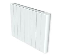 Radiateur électrique LCD Céramique blanc 2000W NELIA Compact