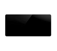 Radiateur Électrique LEONA Verre 2000W Noir - Inertie Céramique - Programmable