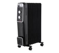 Radiateur Electrique Mobile Bain d'Huile Baneos Luxe Sannover 2000 W Noir