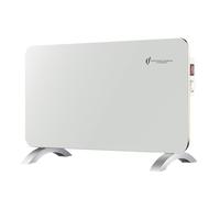 Radiateur Electrique Mobile en Verre Sorimo Sannover 2000 W Blanc