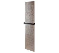 Radiateur électrique pierre naturelle - U-tile - 1200 Watts - 200 x 50 cm vertical - Gris
