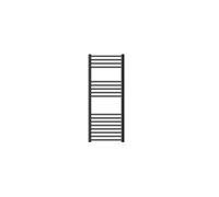LuxeBath Radiateur Électrique Sahara 500x1200mm Anthracite, Raccord Latéral Courbé et Résistance 900W, Thermostat Affichage Digital, Radiateur Sèche-Serviettes à Cartouche Chauffante de Salle de Bain