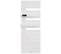 Radiateur électrique sèche-serviettes Allure 3 Virtuose Mât à gauche avec soufflerie 1750W Blanc brillant - THERMOR - 483121