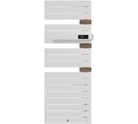 Radiateur sèche-serviettes - THERMOR - Allure 4 Classique Mât à droite - 750W - Soufflerie - Connectivité Cozytouch