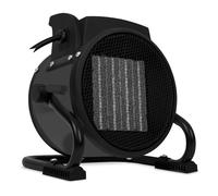 Radiateur électrique soufflant 1000W/2000W - céramique - gris