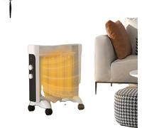 Radiateur électrique soufflant, 1000W/2000W, design portable