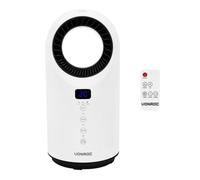 Radiateur électrique soufflant - 1500W - céramique - blanc | sans pales