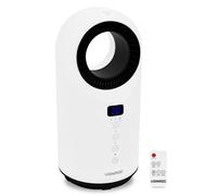 Radiateur électrique soufflant - 1500W - céramique - blanc | sans pales - fonction oscillation