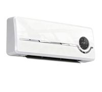 HOMCOM Chauffage mural en céramique 1000/2000W, radiateur électrique, ventilateur, thermostat, programmable hebdomadaire, oscillation, détection de fenêtre ouverte, minuterie 24 H, télécommande, blanc