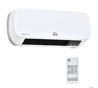 Radiateur électrique soufflant - HOMCOM - Chauffage électrique - ABS - 45x18.6x11.5cm - Blanc