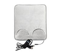 Radiateur électrique USB avec arrêt automatique - Pied Warmer pour lit | Coussin thermique pour pieds, abdomen, crampes climat froid, salon, bureau, chambre, voyage, détente hiver