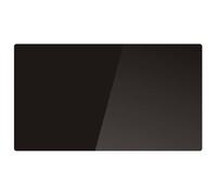 Radiateur électrique verre céramique GLASS Noir Céramique 1500W
