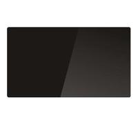 Radiateur électrique verre céramique GLASS Noir Céramique 1500W Noir G