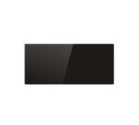 Radiateur électrique verre céramique GLASS Noir Céramique 2000W