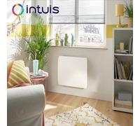 Radiateur électrique vertical blanc satiné OSLO 1000W - INTUIS M143213