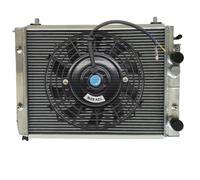 Radiateur En Aluminium À 3 Rangées Pour Lancia Pour Delta 831 HF Integrale 2.0 Turbo (boîte Manuelle)(Radiator with Fan)