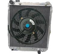 Radiateur en aluminium, Adapté au Toyota Hilux Surf, Puissance de refroidissement efficace, Construction robuste