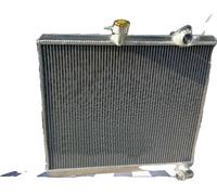 Radiateur en aluminium, ajustement précis pour la Jaguar E-TYPE, refroidissement efficace dual-row, design léger