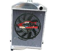 Radiateur en aluminium avec ventilateur, capacité de refroidissement améliorée, ajustement précis pour les voitures classiques