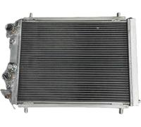 Radiateur en aluminium, capacité de refroidissement améliorée, 475mm x 368mm x 40mm, 2 rangées, convient pour 4WD Integrale 20 8V manuel