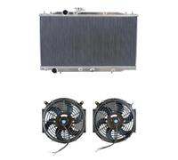 Radiateur En Aluminium + Carénage + Ventilateur Pour Honda Accord CM6 2003-2007, Transmission Manuelle Pièces éChangeur Chaleur