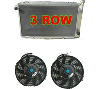 radiateur en aluminium de 52mm, deux ventilateurs inclus, adapté au NISSAN Y60 PATROL, système de refroidissement efficace