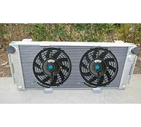 Radiateur en aluminium de 70 mm + ventilateurs pour F-ord GT40 GT 40 MK III V8 Manuel GT-40 1965 1966 1967 1968 1969