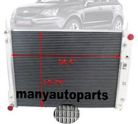 Radiateur en aluminium, haute capacité de refroidissement, conception soudée durable, ajustement parfait pour Chevy Captiva