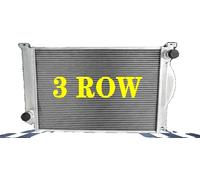 Radiateur en aluminium pour Audi S4 B6/B7, design 3 rangées, dimensions du noyau 635mm x 448mm, entrée/sortie 38mm