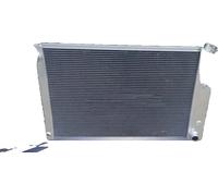Radiateur en aluminium pour Chevy C/K et GMC Trucks, design à 2 rangées, compatible avec les modèles de 1981-1990, y compris le ventilateur et le kit de montage