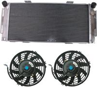 Radiateur en aluminium pour Ford GT40 V8, capacité de refroidissement améliorée, construction durable entièrement en aluminium, ajustement parfait pour les modèles classiques