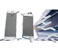 Radiateur en aluminium pour Honda CRF 450 X, haute résistance à la température, puissance de refroidissement optimisée, BLANC