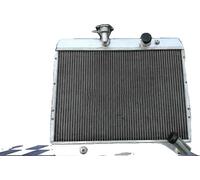 Radiateur en aluminium pour Jaguar E-Type, 42L XK I6 compatible, radiateur d'huile intégré