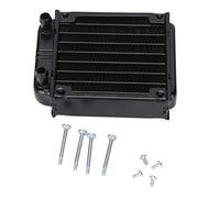 Radiateur en aluminium pour le refroidissement par eau du processeur d’ordinateur, échangeur de chaleur haute performance à 8 ailettes plates, conception fine et silencieuse,