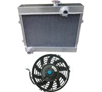 Radiateur en aluminium pour Toyota Corolla, capacité de refroidissement accrue, conception soudée TIG durable, ensemble complet avec couvercle