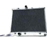 Radiateur en aluminium pour Toyota Starlet Turbo EP71, construction à 2 rangées, adapté aux modèles de 1984-1989, puissance de refroidissement efficace
