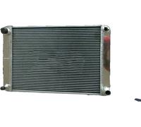 Radiateur en aluminium pour Triumph TR8, design 3 rangées, dimensions du noyau 525mm x 398mm, entrée/sortie 38mm/19mm