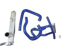 Radiateur en aluminium, set de tuyaux en silicone, convient à Austin Rover Mini Cooper S, bleu