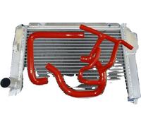 Radiateur en aluminium, set de tuyaux en silicone, convient à Austin Rover Mini Cooper S, rouge
