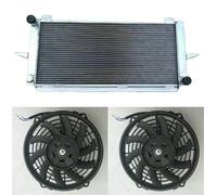 Radiateur en aluminium + ventilateurs pour FOR-D ESCORT/SIERRA RS500/RS COSWORTH 2.0 1982-1997 1983 1984 1985 manuel