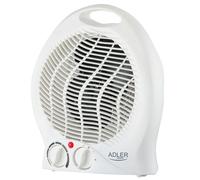 Radiateur et Ventilateur Soufflant, Portable, Air Chaud / Froid, Thermostat Adler AD 7728 2000W Blanc 801461