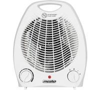 Radiateur et Ventilateur Soufflant, Portable, Air Chaud / Froid, Thermostat, Mesko, MS7719, 2000, Blanc Blanc G