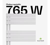 Radiateur Fairmont | 60 x 160 cm | Montage mural | Design moderne | Fonctionnement à l'eau chaude